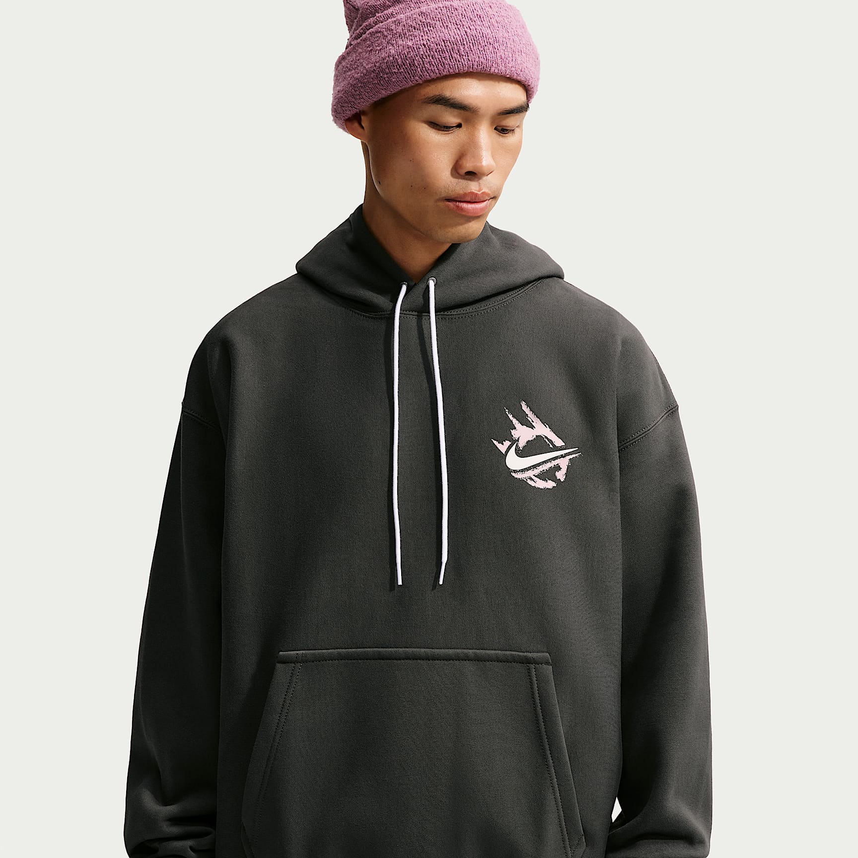 Nike Solo Swoosh Men's Fleece Hoodie. Nike LU